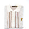 Polo rétro en maille beige OUTFIT ROOM